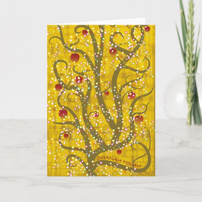 Cartão De Festividades Rosh H'Shanah Card (Frente)