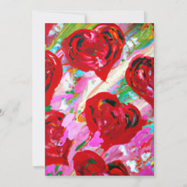 Cartão De Festividades Rosy Hearts