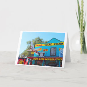 Cartão De Festividades Rota histórica de Seligman 66