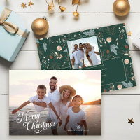 Roteiro de Natal Foto Cheia Boho Verdura Mensagem