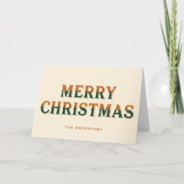 Cartão De Festividades Roteiro do Deserto Ocidental Feliz Natal
