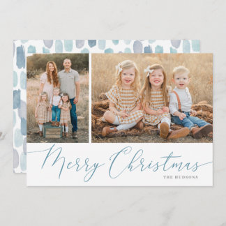 Cartão De Festividades Roteiro Feliz Natal Elegante 2 Carro de Férias