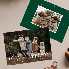 Cartão De Festividades Roteiro Manuscrito Feliz Natal 2 Foto