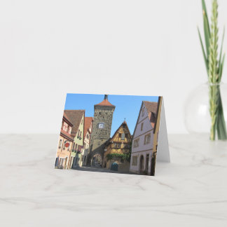 Cartão De Festividades Rothenburg, Germany