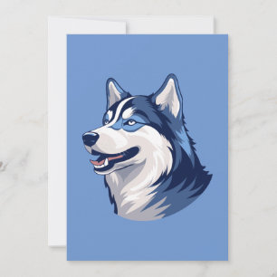 Cartão De Festividades Rouco Usa Rouco Cachorro de potência Logotipo