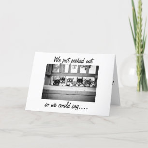 CARTÃO DE FESTIVIDADES ROUCOS DIZEM QUE SEUS FÉRIOS PODEM SER BRILHADOS