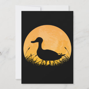 Cartão De Festividades Roupa Fácil de Halloween para Pato Moon Mallard Di