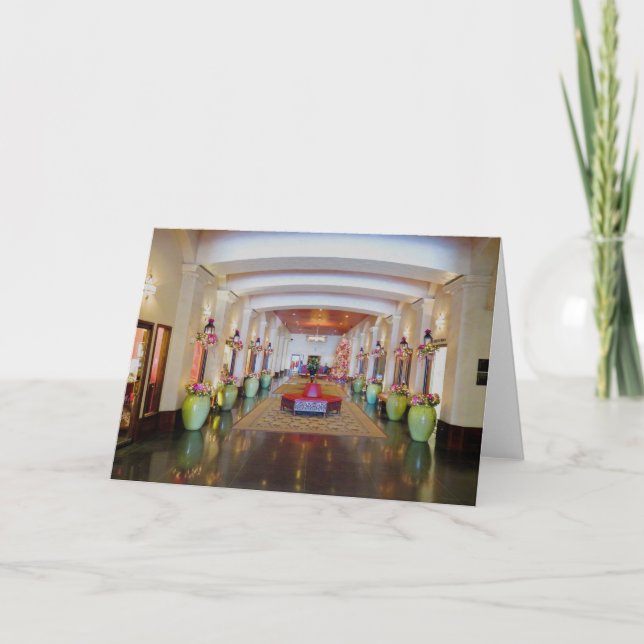 Cartão De Festividades Royal Hawaiian Hotel (Frente)