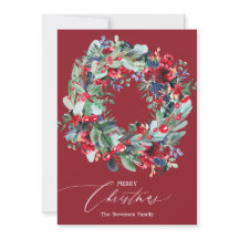 Rua de Natal azul-marinho floral russa