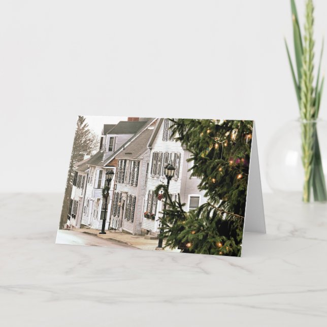 Cartão De Festividades Rua Plymouth de Leyden, MÃES (Frente)