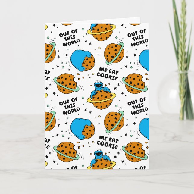 Cartão De Festividades Rua Sésamo | Feliz Aniversário (Frente)