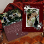 Cartão De Festividades Ruby Red Greenery Feliz Vintage Retrato Casado<br><div class="desc">Bem-vindos ao nosso encantador design de Cartão de Feriado Portrait Retrato Ruby Red Greenery Vintage, onde o charme vintage encontra elegância moderna. Este design apresenta uma intricada aquarela verde e caligrafia sutilmente elegante com simples tipografia, capturando a essência do conforto tradicional e do núcleo de chalé rústico. Com um toque...</div>