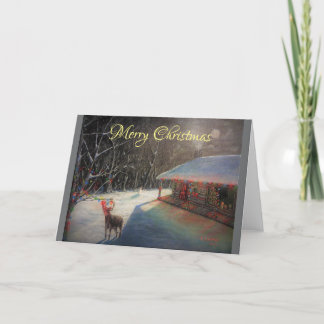 Cartão De Festividades Rudolph?!