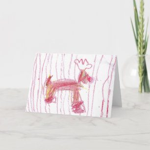 Cartão De Festividades Rudolph