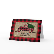 Rúscula Xadrez Vermelha Rústica Caminhão de Vintag