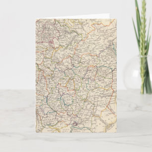 Cartão De Festividades Russia in Europe general map