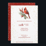 Cartão De Festividades Rustic Watercolor Winter Cardinal Holly Branch<br><div class="desc">Na moda e festivo, este Rústico Watercolor Branch do Cardeal de inverno com design de Ouro e Neve Branca manterá a natureza convosco a qualquer momento do ano. A design apresenta um cardeal de aquarela sentado no topo de um galho de morango sagrado, fazer excelente para o inverno e Natal....</div>