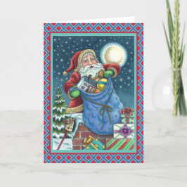 CARTÃO DE FESTIVIDADES SACO DE BRINQUEDOS DE PAPAIS NOEIS DE ROTULAGEM, C