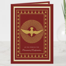 Sacramento da oração religiosa de confirmação