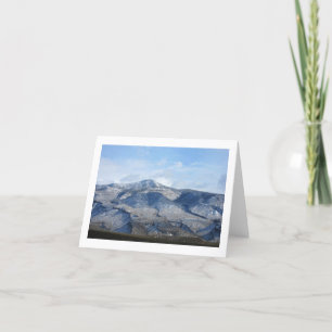 Cartão De Festividades Sacramento Mountains after the snow