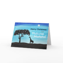 Safari Giraffe Christmas