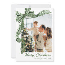 Sage Green Lace Christmas Bow Ribbon 2 Photo