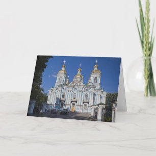 Cartão De Festividades Saint Petersburg, Mariinsky, Nikolsky Cathedral