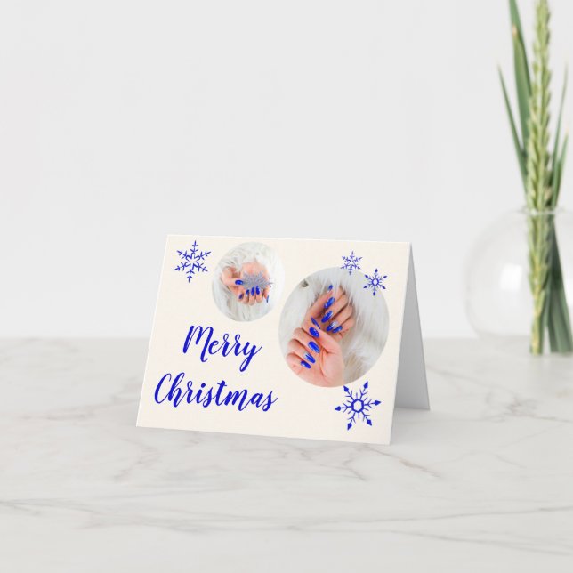 Cartão De Festividades Salão ou spa Natal ou (Frente)