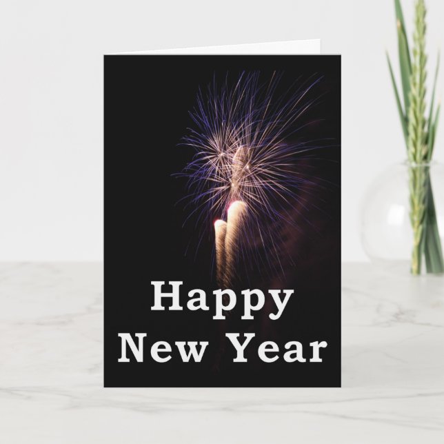 Cartão De Festividades Salmo de Ano Novo 126-3 (Frente)