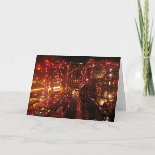 Cartão De Festividades San Antonio Riverwalk lights