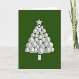 Cartão De Festividades Sand Dollar Christmas Tree (green)
