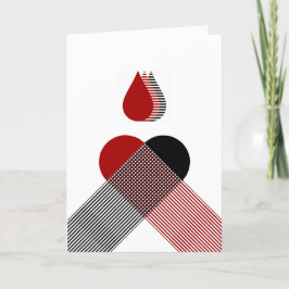 Cartão De Festividades Sangue