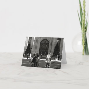 Cartão De Festividades Santa at St. Patrick's Cathedral Card