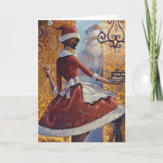 Cartão De Festividades Santa Baby