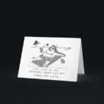 Cartão De Festividades Santa Beach Time greeting card<br><div class="desc">Santa slacks off and Santa Beach Time Christmas greeting card catches him in the act. Santa Beach Time is Steamy Raimon original cartoon art.

* caption: Why Kids In The Bahamas Never Get Any Christmas Gifts.  (inside blank)</div>