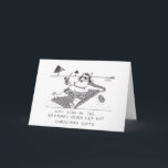 Cartão De Festividades Santa Beach Time greeting card<br><div class="desc">Santa slacks off and Santa Beach Time Christmas greeting card catches him in the act. Santa Beach Time is Steamy Raimon original cartoon art.

* caption: Why Kids In The Bahamas Never Get Any Christmas Gifts.  (inside blank)</div>