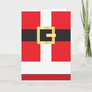 Cartão De Festividades santa card