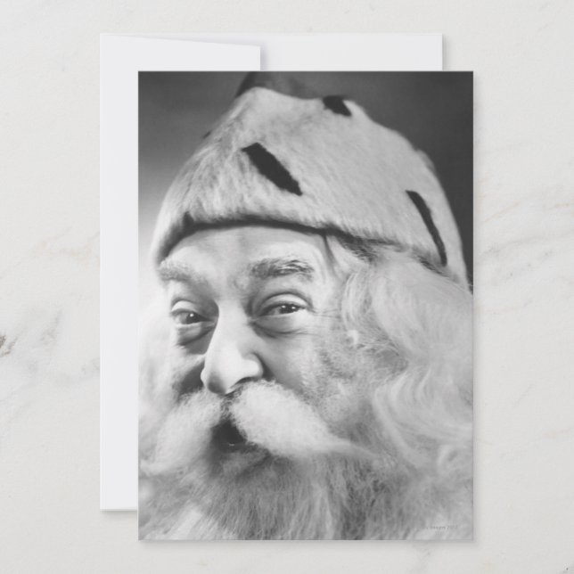 Cartão De Festividades Santa Claus (Frente)