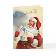 Santa Claus Christmas Greeting Card