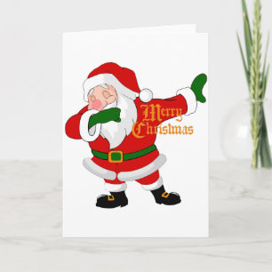 Cartão De Festividades santa claus dançando