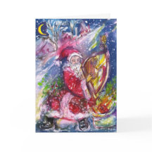SANTA CLAUS JOGANDO HARP Natal Night Music