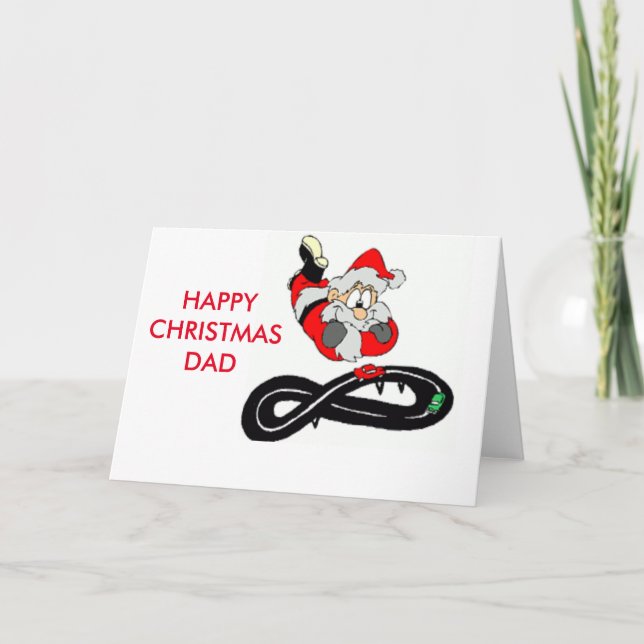 Cartão De Festividades Santa Clause (Frente)