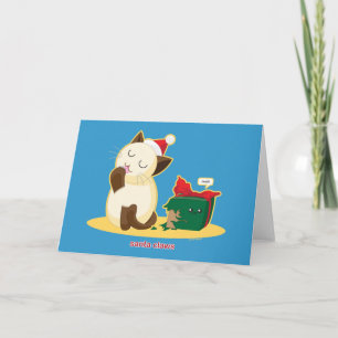 Cartão De Festividades Santa Claws