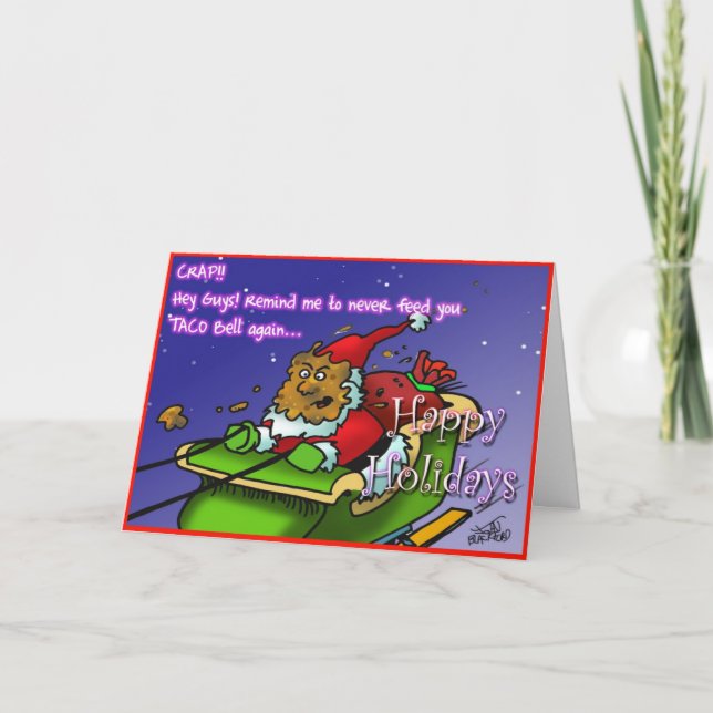 Cartão De Festividades santa crap 3 (Frente)