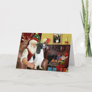 Cartão De Festividades Santa-Engish Springer 7