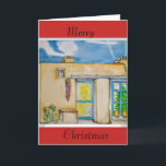 Cartão De Festividades Santa Fe Christmas.<br><div class="desc">Santa  Fe  New Mexico,   Beautiful  Christmas  traditions.   Brown  bag lite up with candies,  the  evening glow  it is a wonderful time .</div>