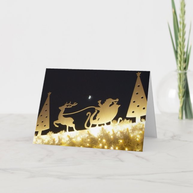 Cartão De Festividades Santa is coming...... (Card) (Frente)