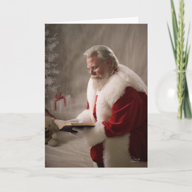 Cartão De Festividades Santa Knows The Reason Card (Frente)