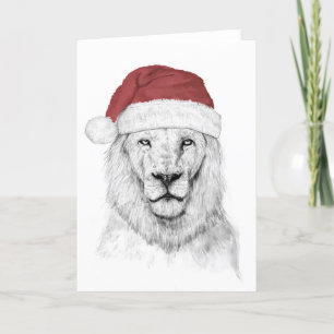 Cartão De Festividades Santa lion II