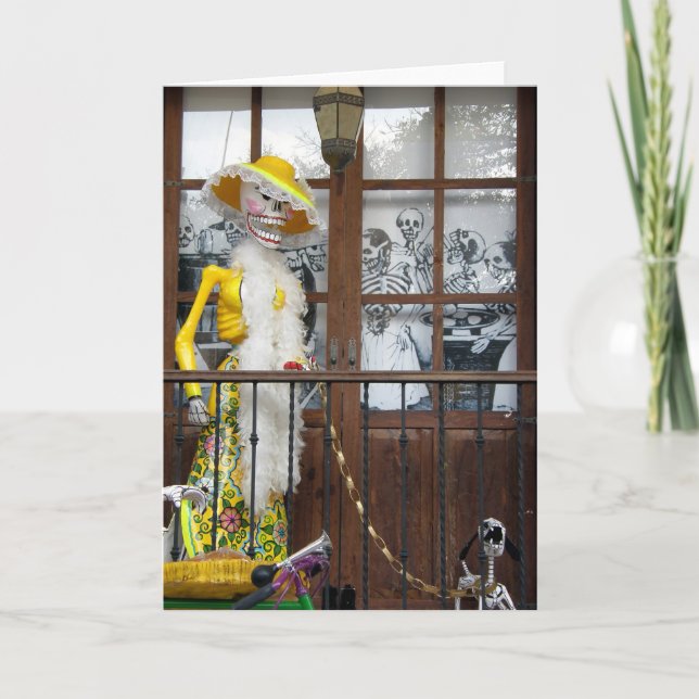 Cartão De Festividades Santa muerte (Frente)